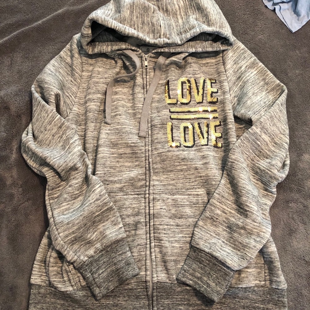 Zip up hoodie